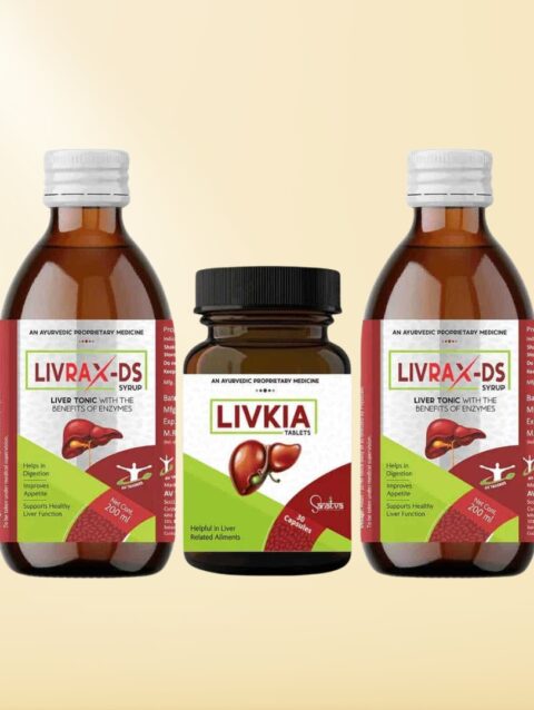 2 Livrax-DS Syrup + Livkia Combo