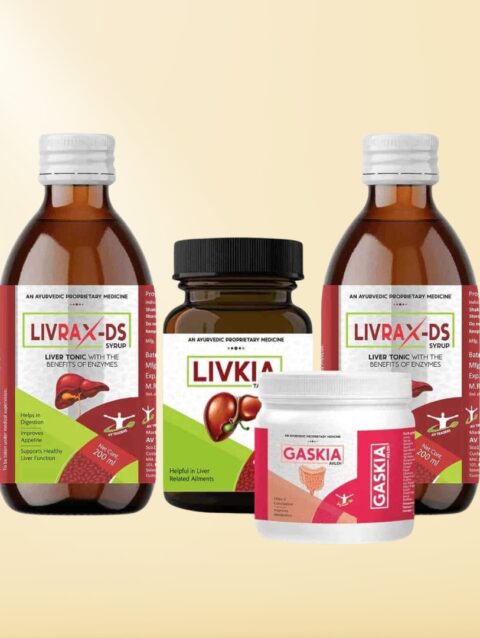 2 Livrax-DS Syrup + Gaskia + Livkia Combo