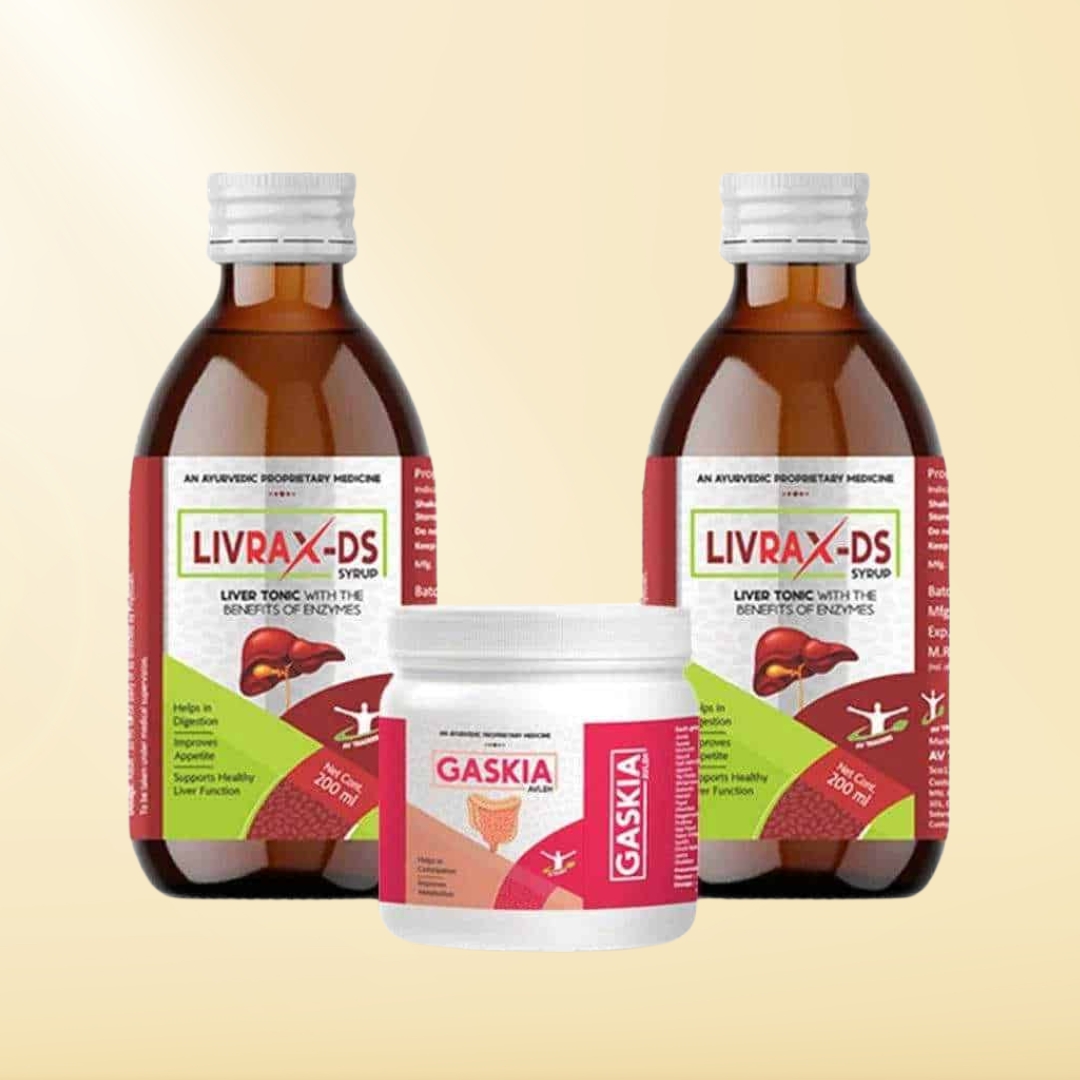 2 Livrax-DS Syrup + Gaskia Combo
