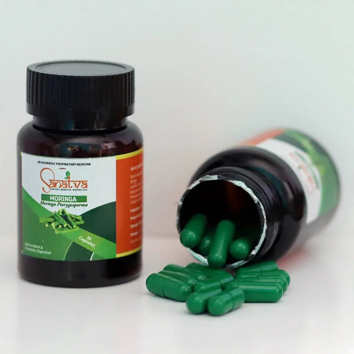 Moringa Capsules For Immunity, Energy, Digestive Health, Blood Sugar Levels, Skin And Hair Health - Image 2