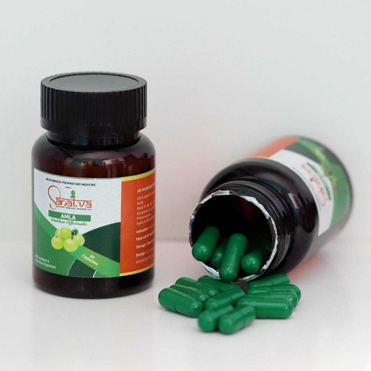 Amla Capsules For Hair Growth, Heart Health, Eye Health, Digestion, Skin Problems And Metabolism - Image 2