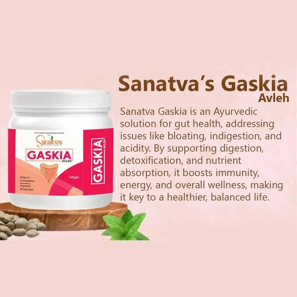 Gaskia Ayurvedic Medicine For Relieves Bloating, Belching, Gas, Symptoms Of Acidity, & Burning - Image 2