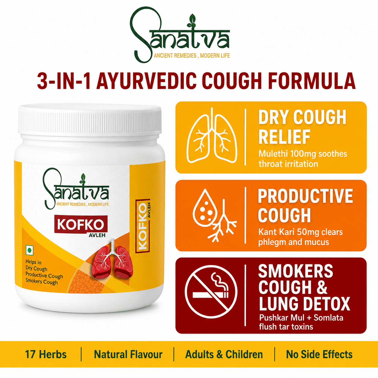Kofko Ayurvedic Medicine For Dry Cough, Cold And Congestion - Image 11