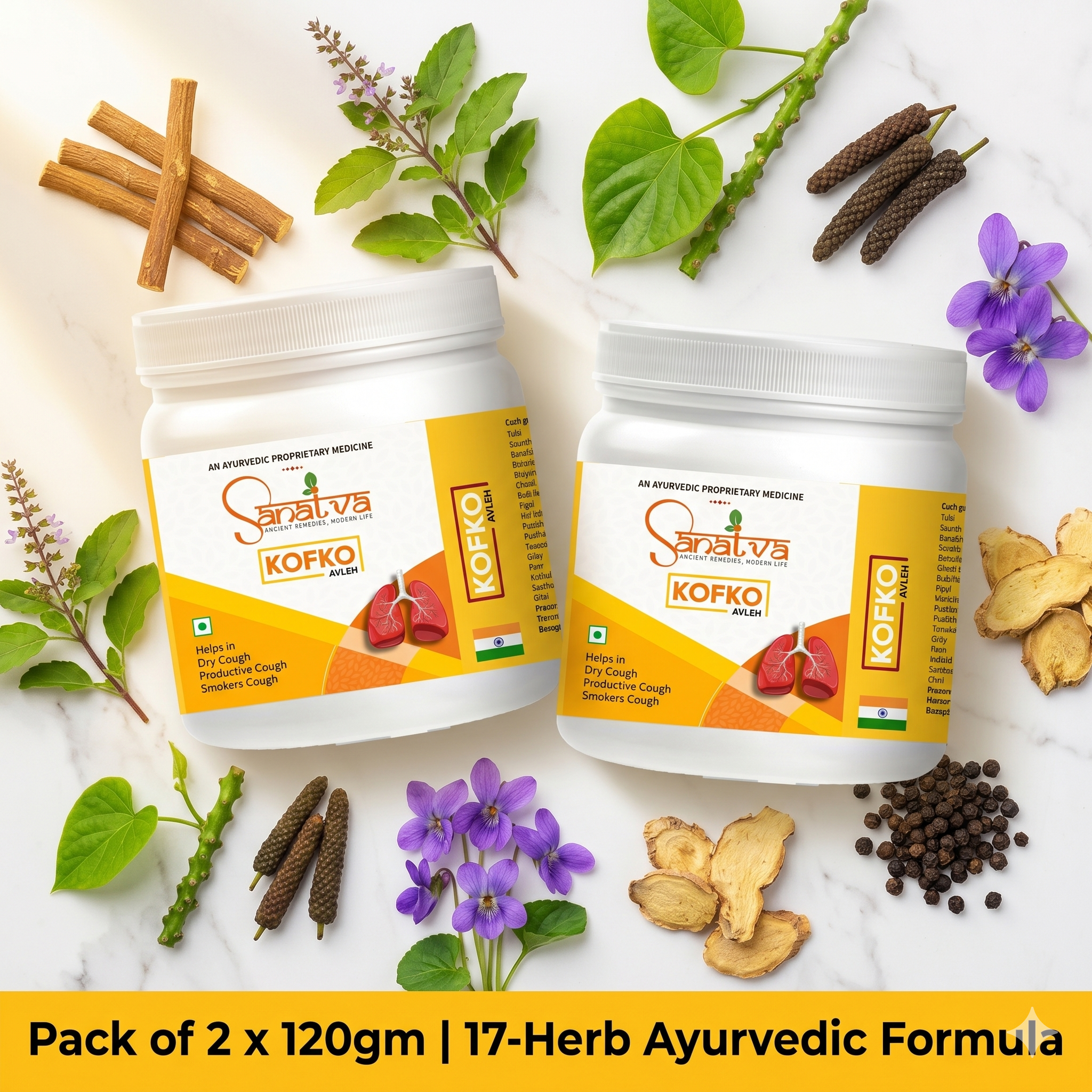 Kofko Ayurvedic Medicine For Dry Cough, Cold And Congestion - Image 5