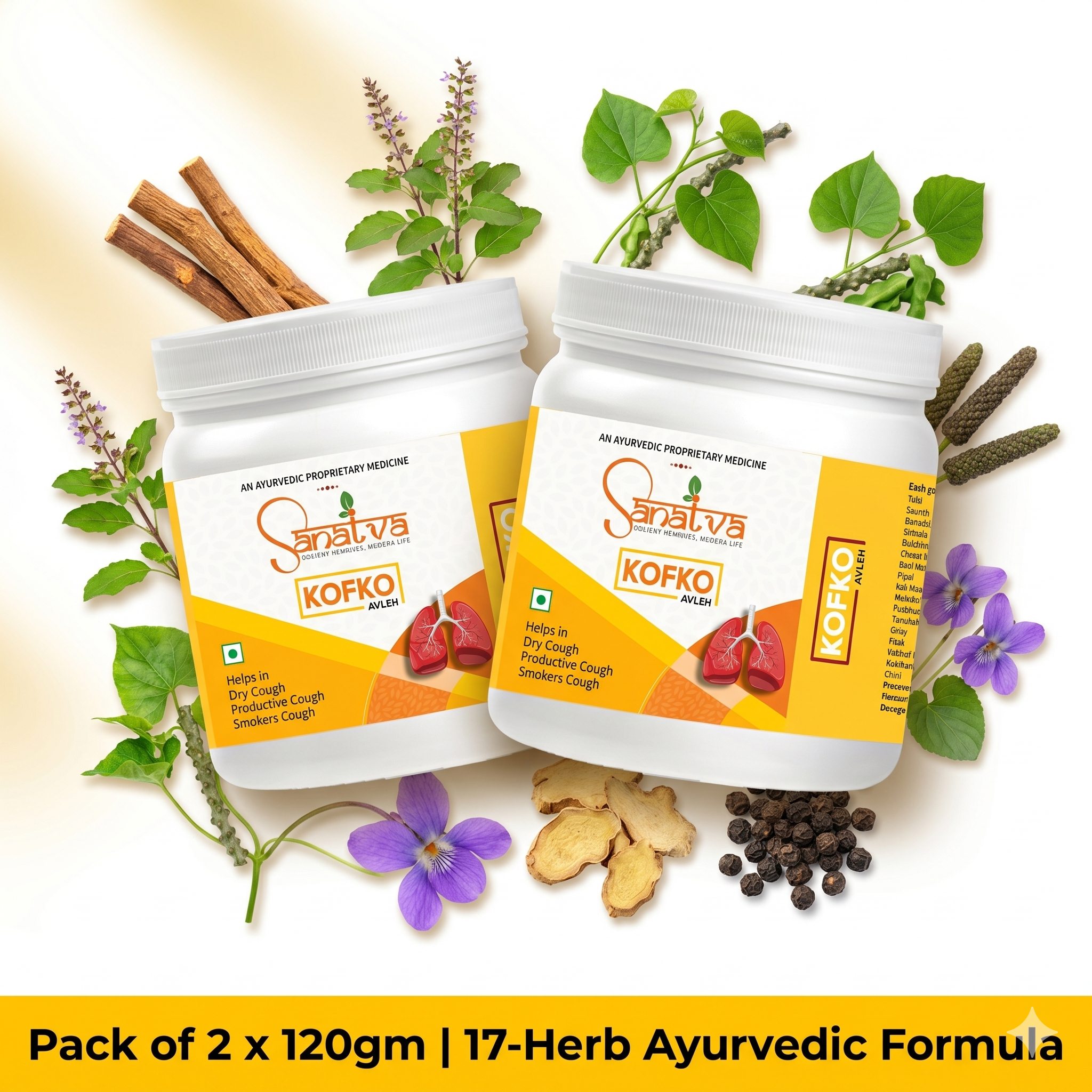 Kofko Ayurvedic Medicine For Dry Cough, Cold And Congestion - Image 4