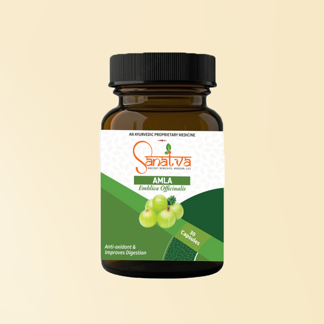 Amla Capsules For Hair Growth, Heart Health, Eye Health, Digestion, Skin Problems And Metabolism