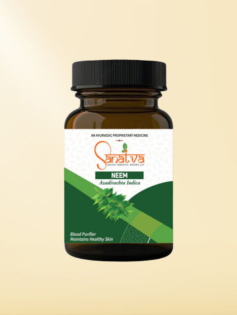 Pure Neem Capsules For Healthy Skin And Immunity