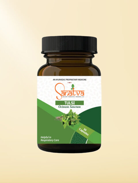 Tulsi Capsules For Immunity, Stress, Skin Health, Digestive Health And Regulates Blood Sugar Levels