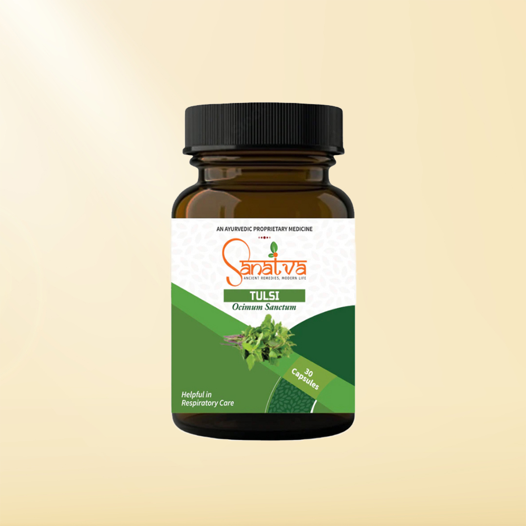 Tulsi Capsules For Immunity, Stress, Skin Health, Digestive Health And Regulates Blood Sugar Levels