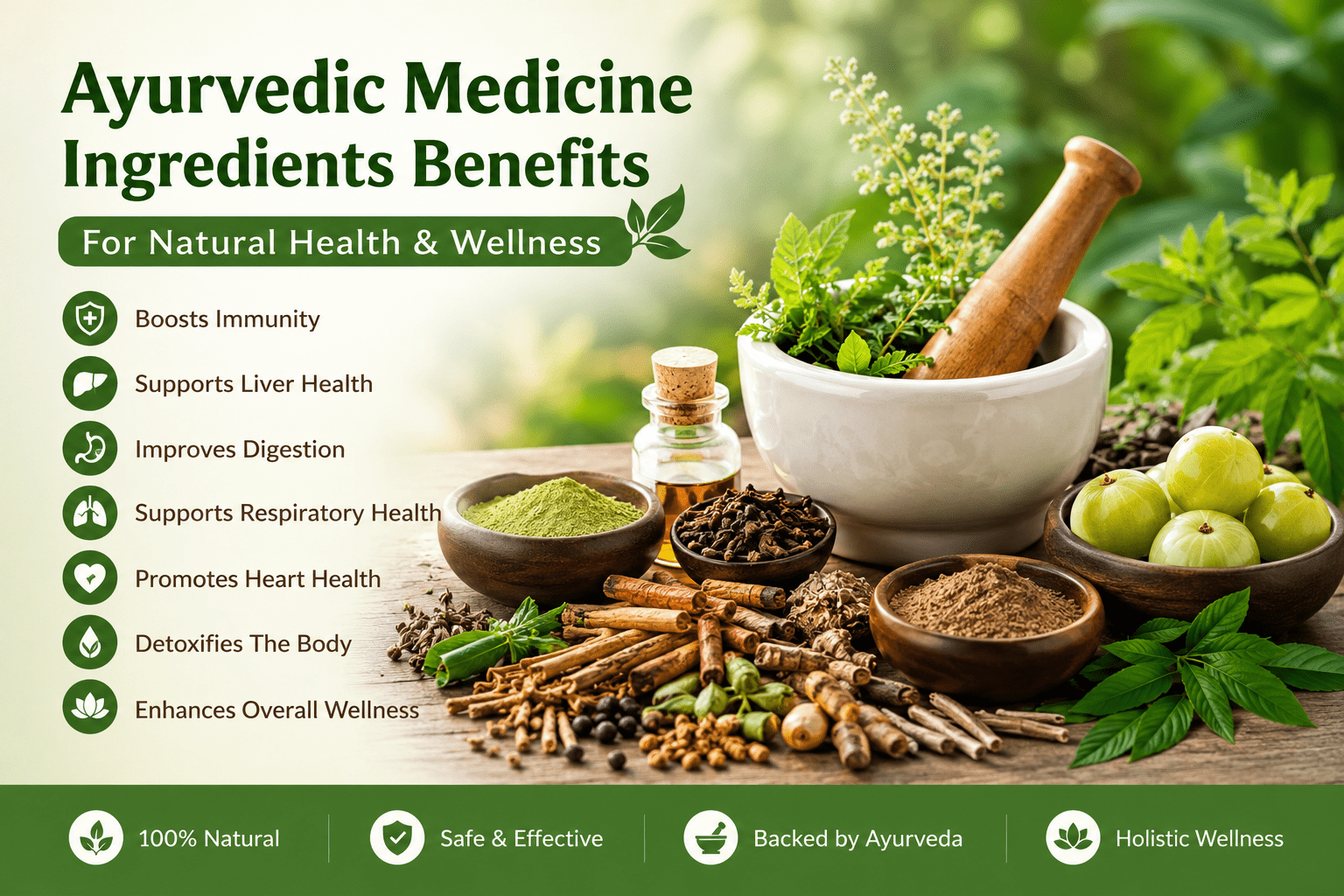 Ayurvedic Medicine Ingredients Benefits For Natural Liver Health & Wellness